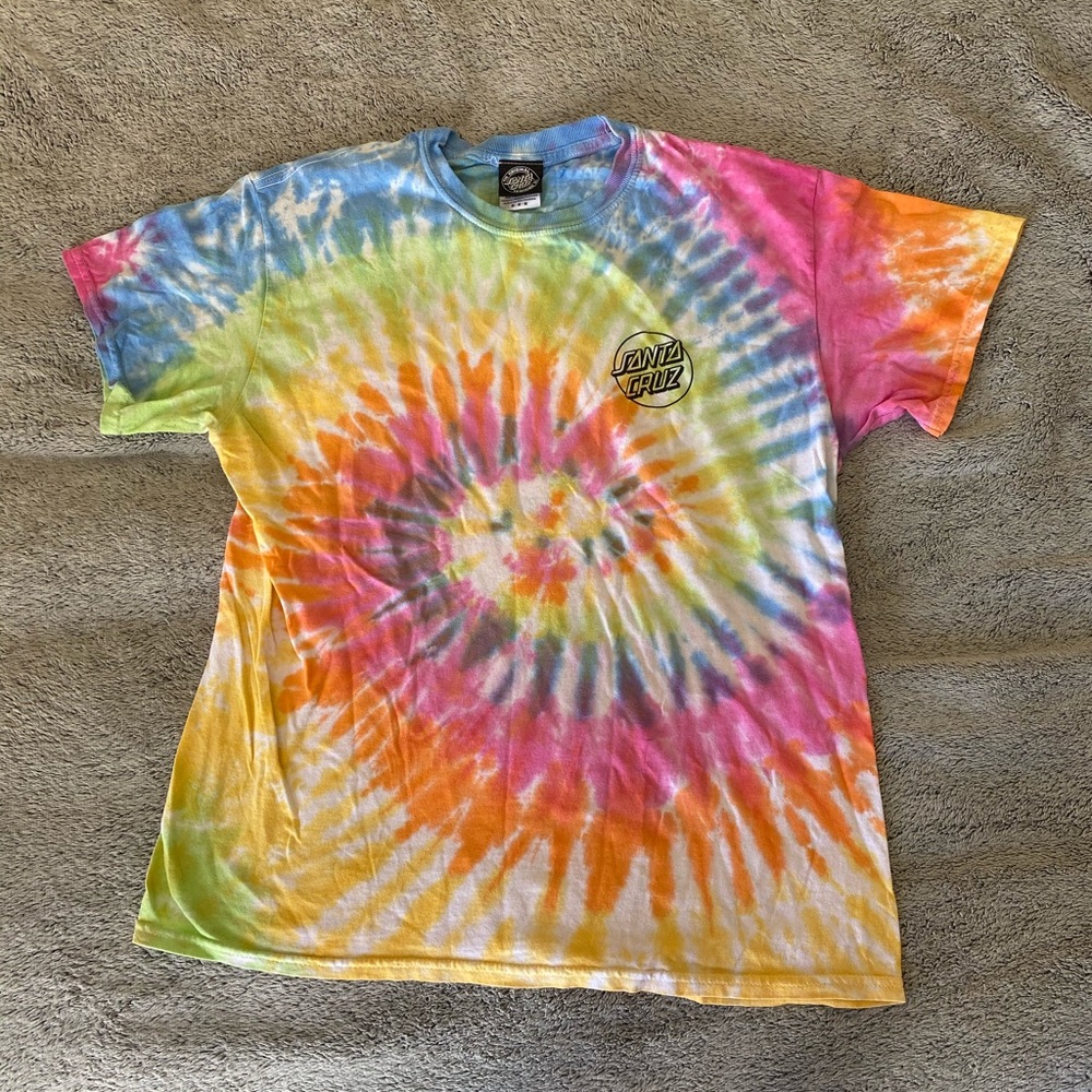 Women’s tye dye Santa Cruz tee